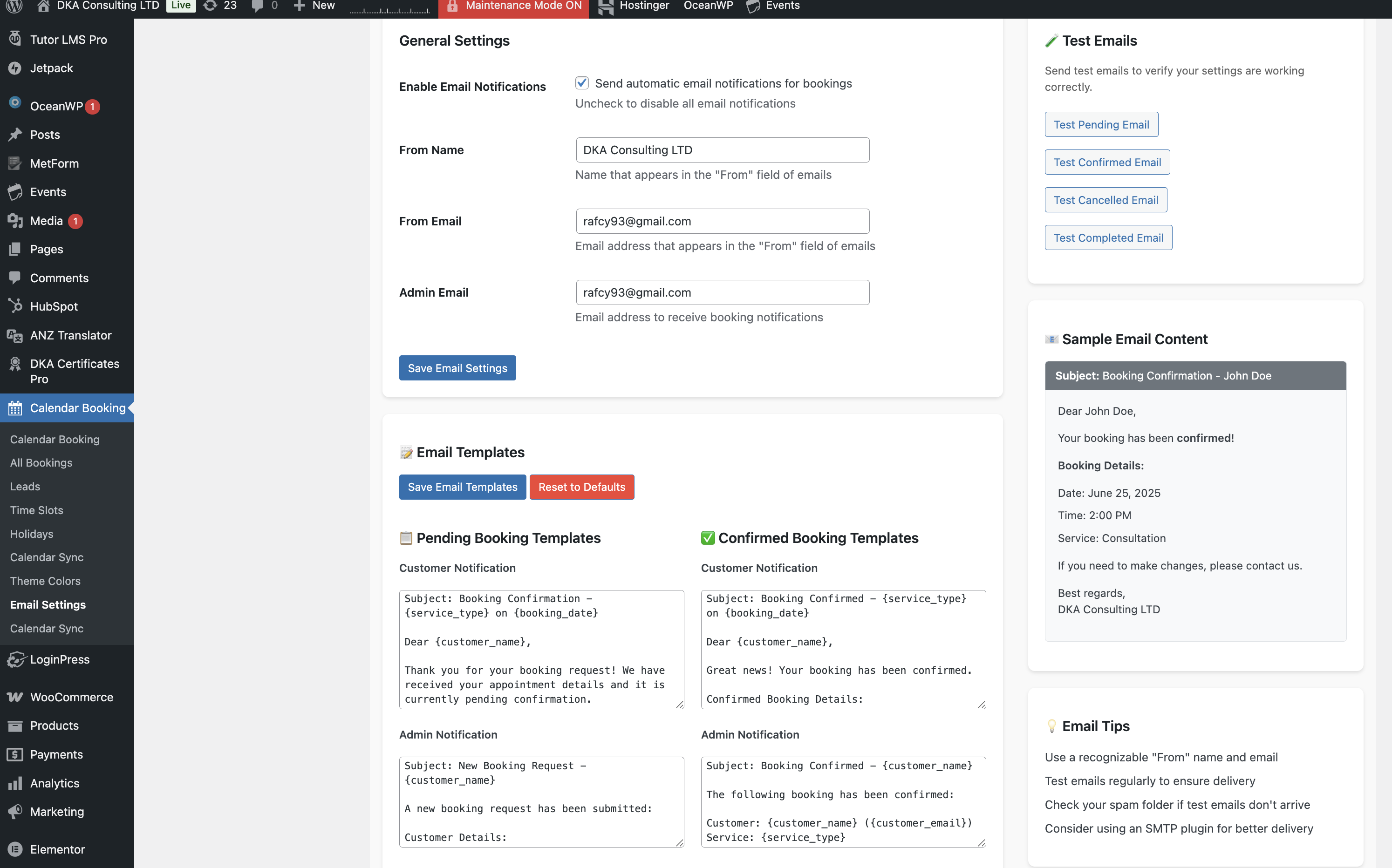 Email Templates