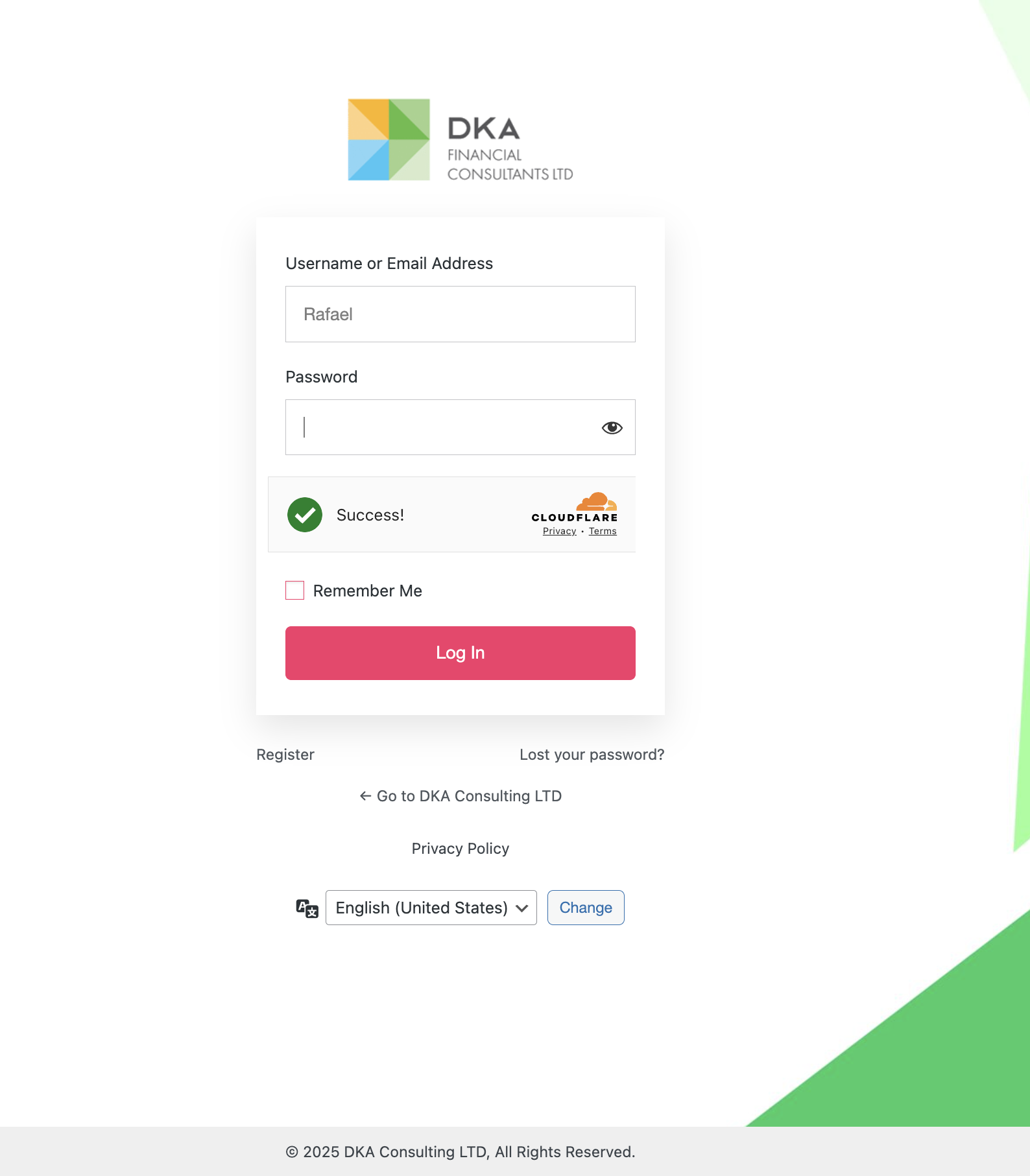Login Page